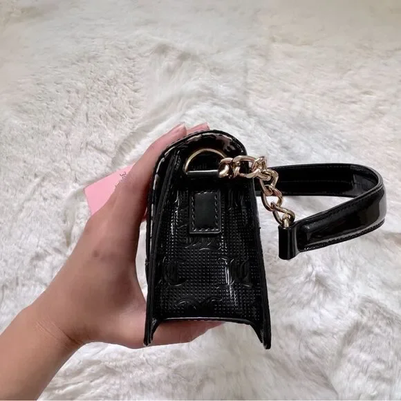 Juicy Couture Mini Shoulder Bag - Patent Black - Picture 4 of 5